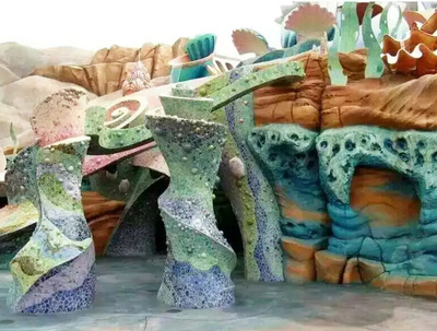 雕塑浮雕-海底世界